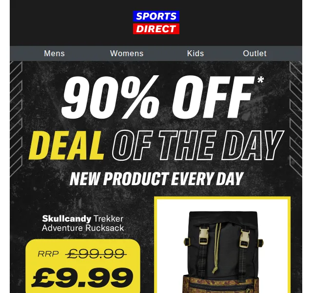 Sportsdirect: Skullcandy batoh za 9,99 £ – červen 2026 | Nuslet.cz
