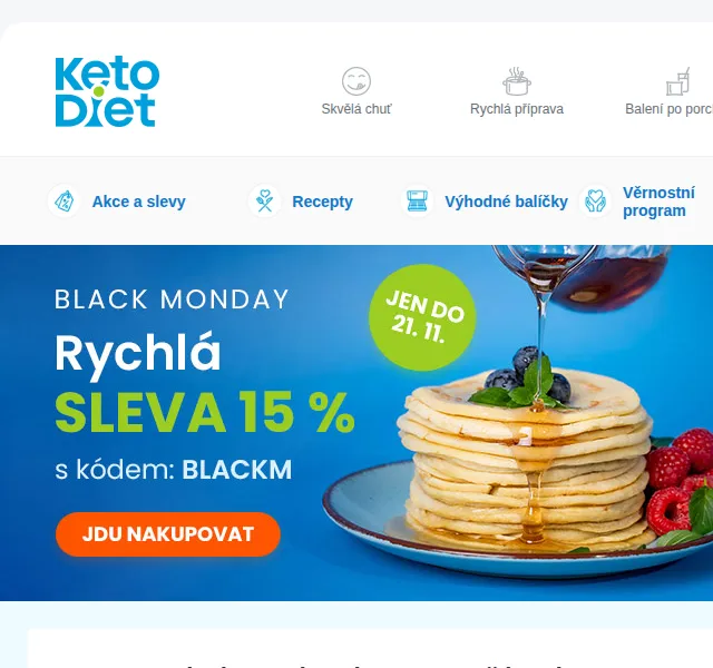 KetoDiet: Mimořádná 15% sleva na keto produkty – červenec 2026 | Nuslet.cz