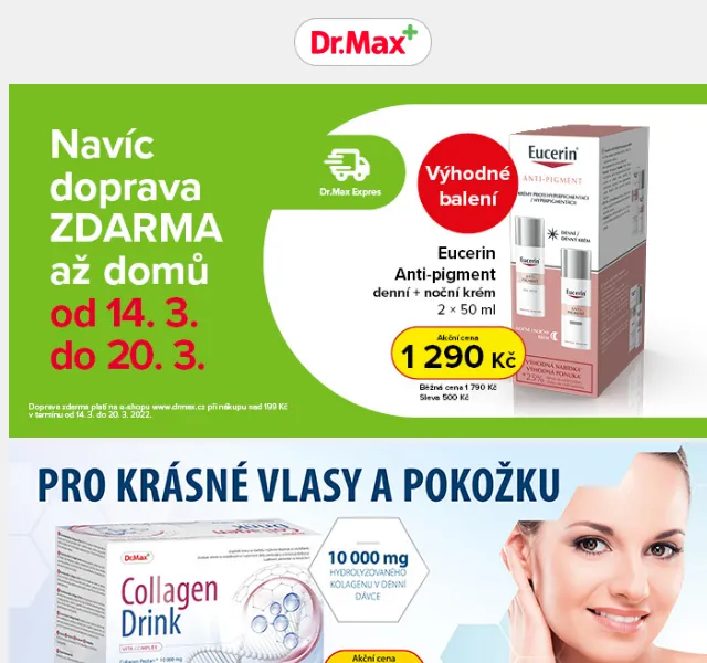 Dr.Max E-shop: akce Physicians Formula, Novexpert, Klorane – červenec 2026 | Nuslet.cz