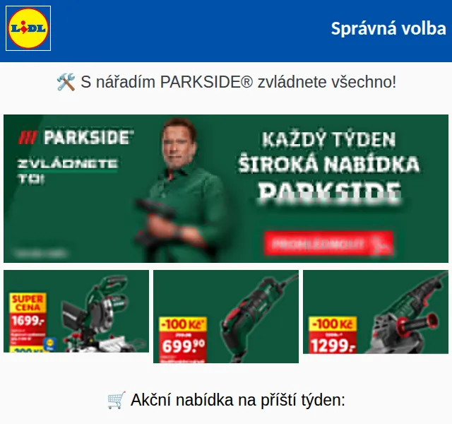 Lidl: Retro týden s PARKSIDE a SILVERCREST – červen 2026 | Nuslet.cz