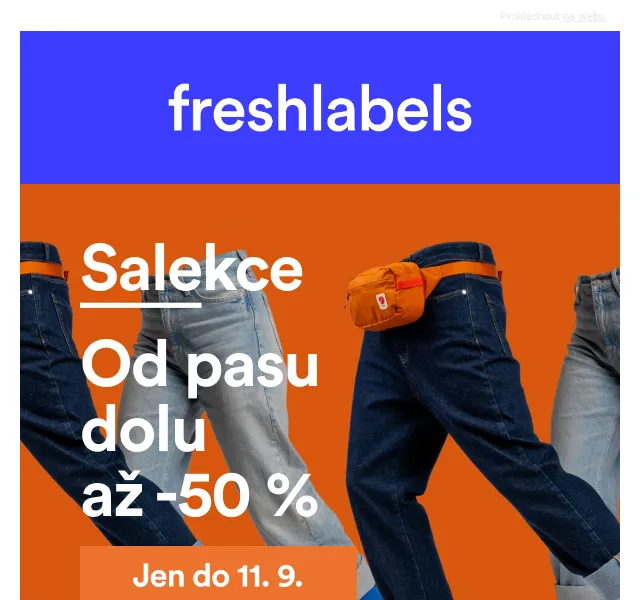 Freshlabels: Sleva až 50 % na nohy a ledvinu – červen 2026 | Nuslet.cz