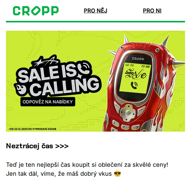 Cropp výprodej – duben 2026 | Nuslet.cz