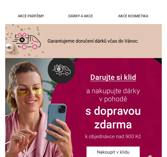Notino: Doprava zdarma nad 900 Kč – červenec 2026 | Nuslet.cz