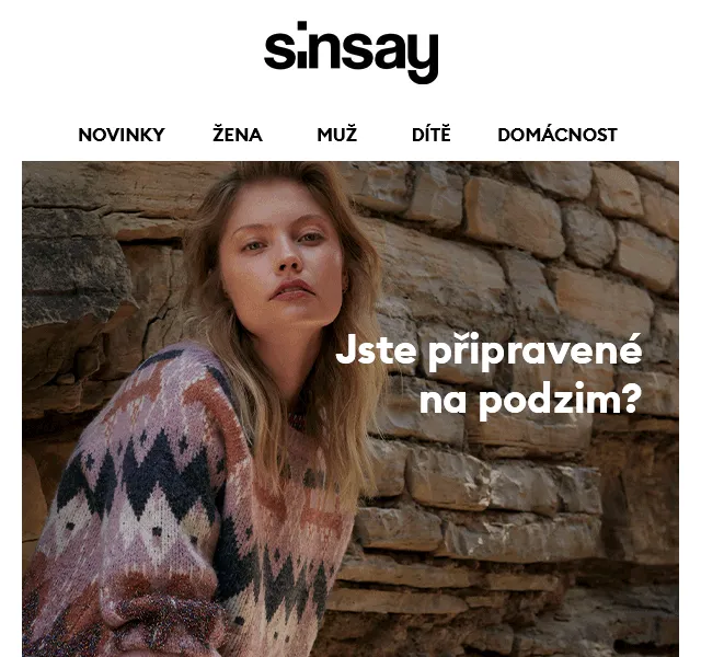 Sinsay: Sleva 20 % na dámské oblečení – červen 2026 | Nuslet.cz