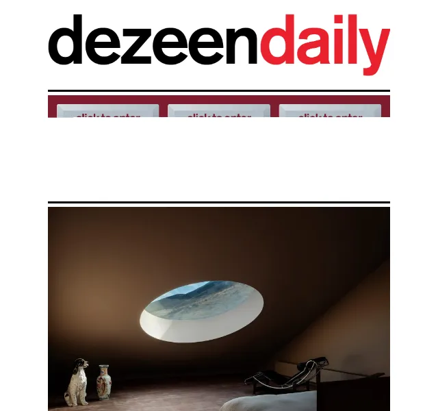 Dezeen Daily: architektura a design – červen 2026 | Nuslet.cz