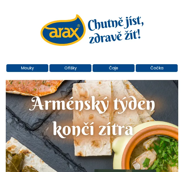 Potraviny Arax: Arménské speciality se slevou 30 % – červenec 2026 | Nuslet.cz