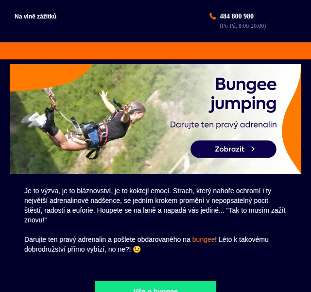 Adrop: Bungee jumping z nejvyššího mostu ČR – červenec 2026 | Nuslet.cz