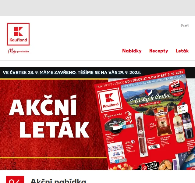 Kaufland: Sleďte až 57 % na šunku, sýr, kofolu – říjen 2023 | Nuslet.cz