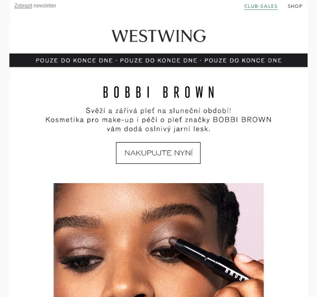 Westwing: Bobbi Brown a make-up – poslední hodiny na nákupy! červenec 2026 | Nuslet.cz