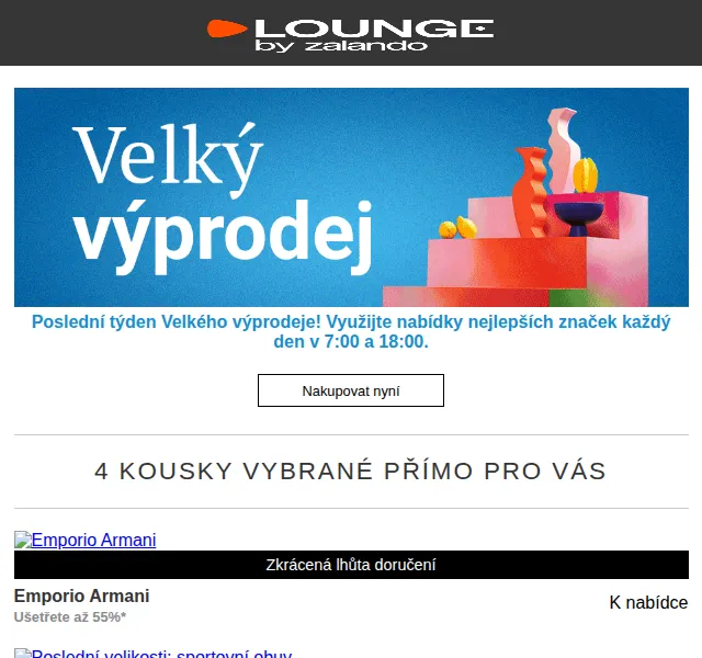 Lounge by Zalando: Velký výprodej slevy až 80 % – červen 2026 | Nuslet.cz