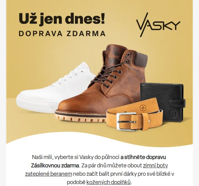 Vasky: Doručení Zásilkovnou zdarma – červen 2026 | Nuslet.cz