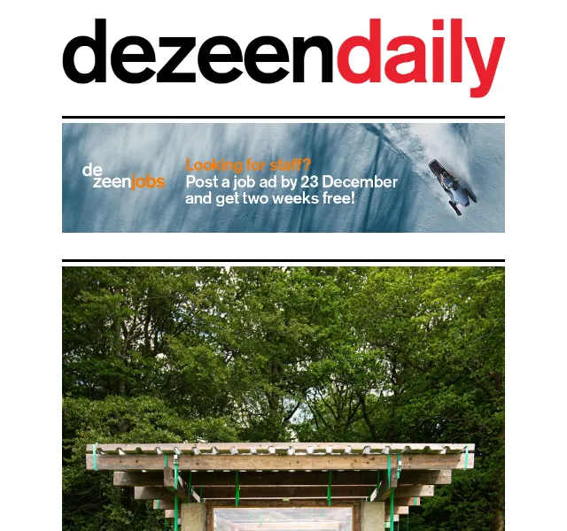 Dezeen Daily: Architektonické novinky – červenec 2026 | Nuslet.cz