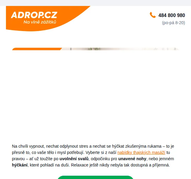 Adrop: thajské masáže a wellness dárky – červenec 2026 | Nuslet.cz