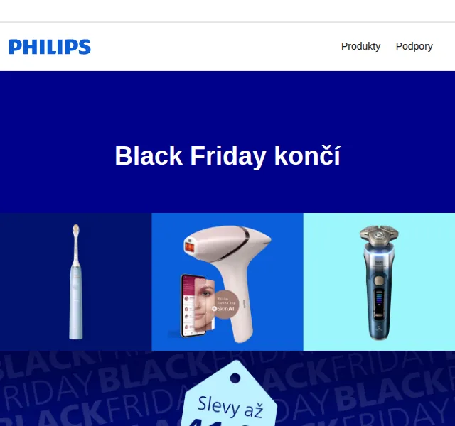Philips: Black Friday slevy až 41 % – červenec 2026 | Nuslet.cz