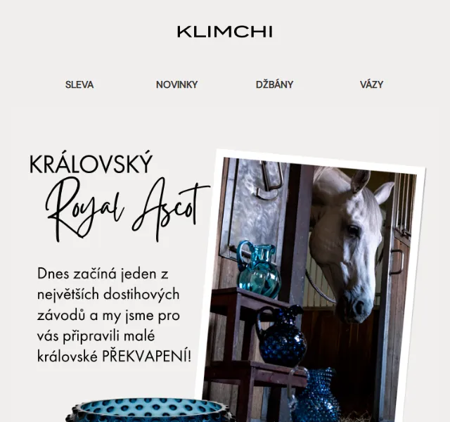 KLIMCHI: Královský Ascot s 20% slevou – červen 2026 | Nuslet.cz