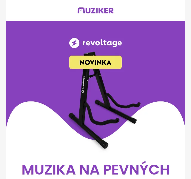 Muziker: Stojany Revoltage – nová značka | červen 2026 | Nuslet.cz