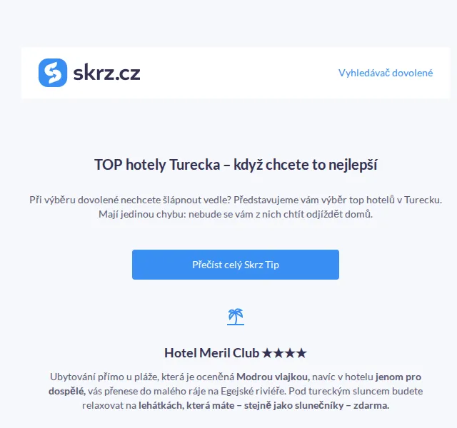 Skrz: TOP 10 hotelů v Turecku – červen 2026 | Nuslet.cz