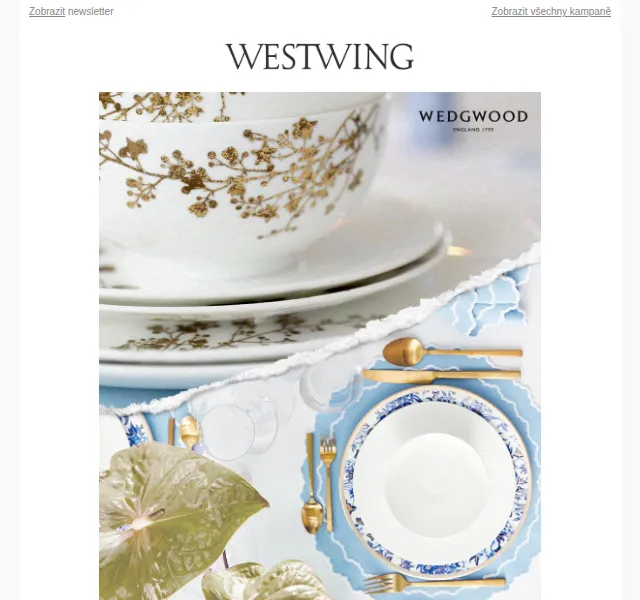 Westwing: Wedgwood stolní nádobí, vánoční dekorace a koberce – červen 2026 | Nuslet.cz