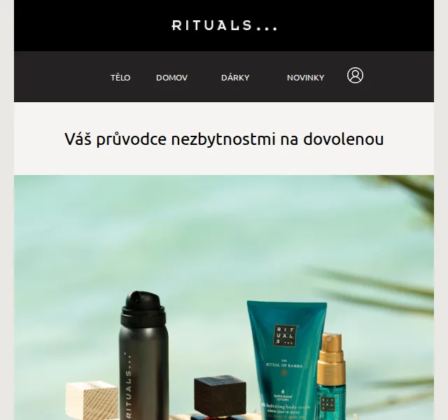 Rituals: Průvodce nezbytnostmi na dovolenou – červen 2026 | Nuslet.cz