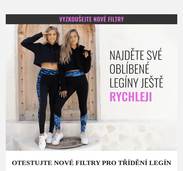 LELOSI: nové filtry legín – červen 2026 | Nuslet.cz