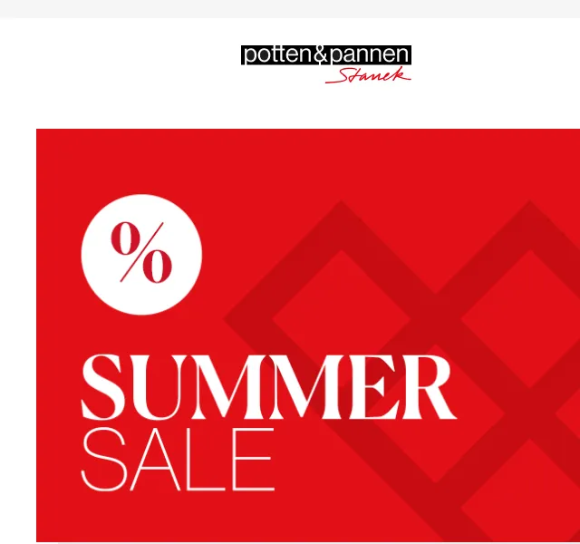 Potten & Pannen: Hotovo léto! Slevy až 50 % – srpen 2025 | Nuslet.cz