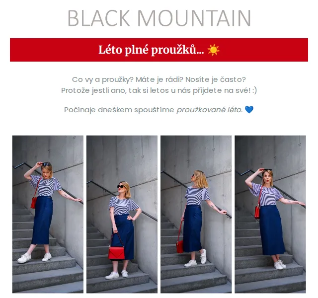 Letní proužkování - Nová kolekce Black Mountain