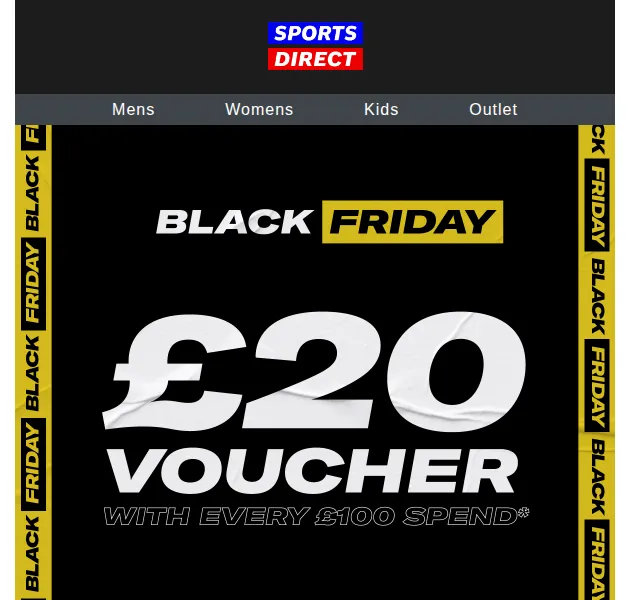 Sportsdirect: Dětská vánoční kolekce – slevy až 30 % + voucher £20 | prosinec 2026 | Nuslet.cz