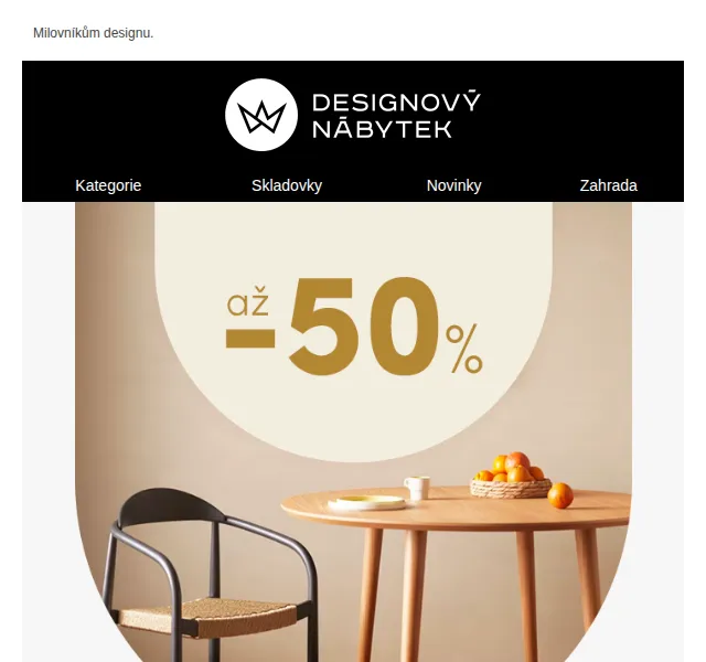 Designový Nábytek: Skladovky se slevami až -50 % – červen 2026 | Nuslet.cz