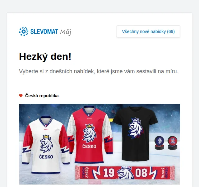 Slevomat: Výbava na MS v hokeji – červen 2026 | Nuslet.cz