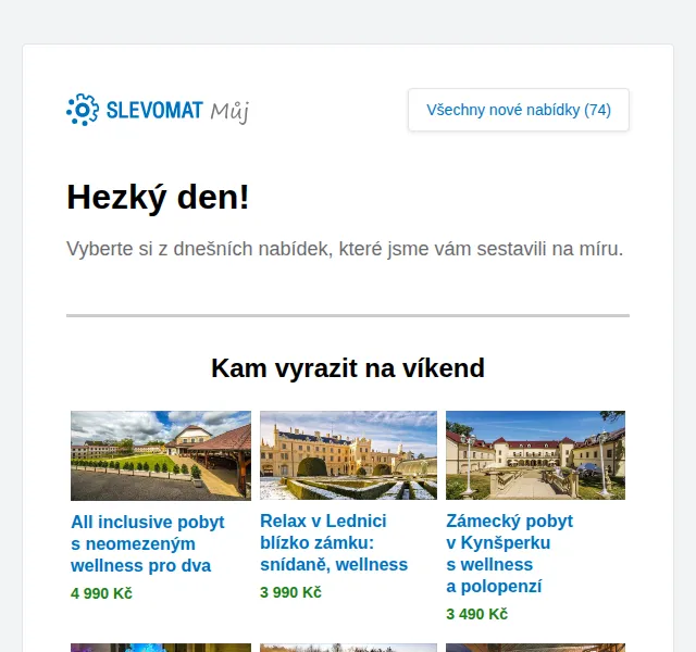 Slevomat: Wellness pobyty od 1 290 Kč – červen 2026 | Nuslet.cz