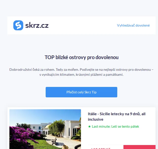 Vánoce na Skrz: Sicílie, Madeira, Kanáry od 9 390 Kč – červen 2026 | Nuslet.cz