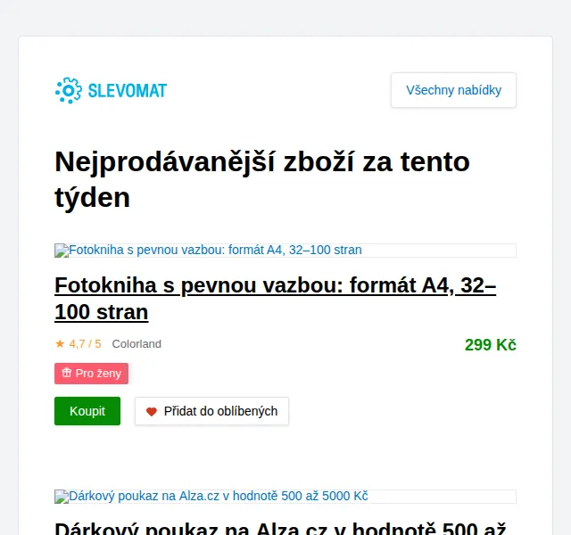 Slevomat: Fotokniha s pevnou vazbou od 299 Kč – červen 2026 | Nuslet.cz