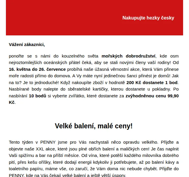 Penny: Plyšáci z mořského světa se slevou 72 % – červen 2026 | Nuslet.cz