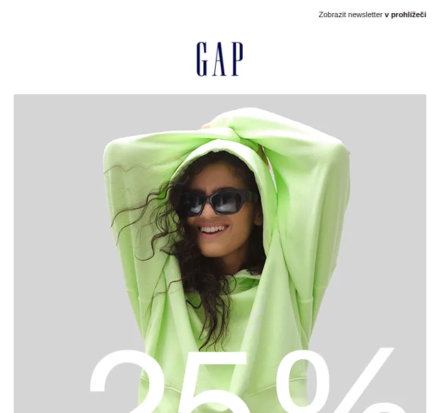 GAPstore: Bleskové slevy 25 % – červen 2026 | Nuslet.cz
