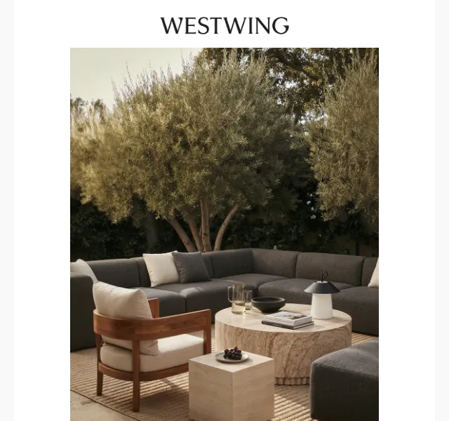 Westwing: Exteriérový nábytek Tomasucci – duben 2026 | Nuslet.cz
