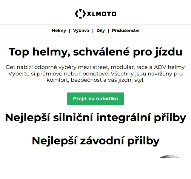XLMOTO: Nejlepší přilby – červenec 2026 | Nuslet.cz