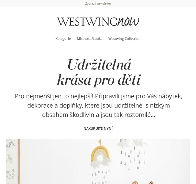WestwingNow: Dětský nábytek a dekorace – červen 2026 | Nuslet.cz