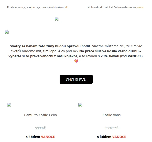 UrbanStore: Vánoční svetry a košile s 20% slevou – červen 2026 | Nuslet.cz