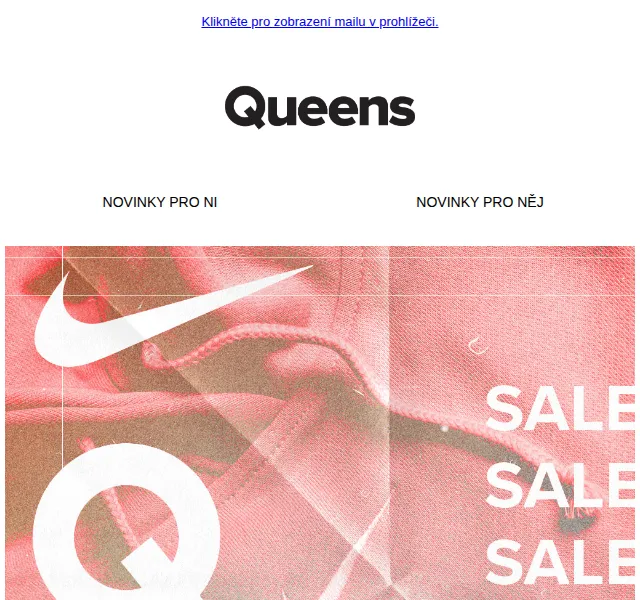 Queens: sleva 40 % na oblečení Nike – červen 2026 | Nuslet.cz