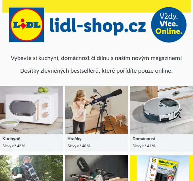 Lidl: Slevy až 43 % s novým magazínem – červen 2026 | Nuslet.cz