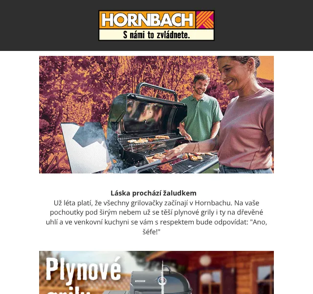 HORNBACH: Grily a zahradní vybavení – duben 2026 | Nuslet.cz