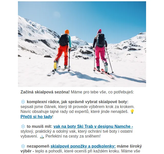 Namcheshop: radce vyber skialpove boty – cervenec 2026 | Nuslet.cz