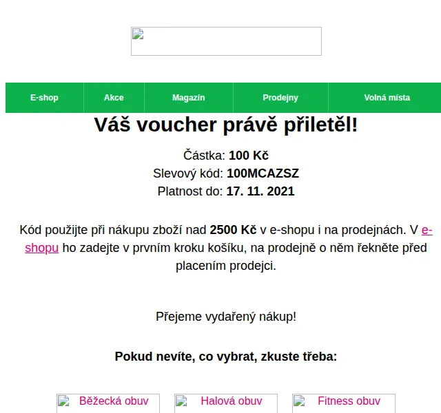 Sanasport: voucher 100 Kč – červen 2026 | Nuslet.cz