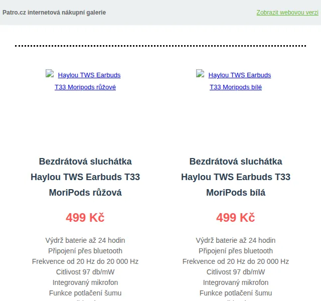 Patro.cz: Sluchátka od 390 Kč – červen 2026 | Nuslet.cz