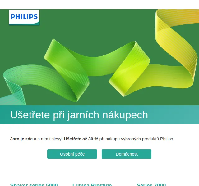 Philips: Jarní slevy až 30 % – červen 2026 | Nuslet.cz