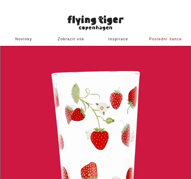Flying Tiger Copenhagen: Jahodová kolekce – limitované doplnění – červen 2026 | Nuslet.cz