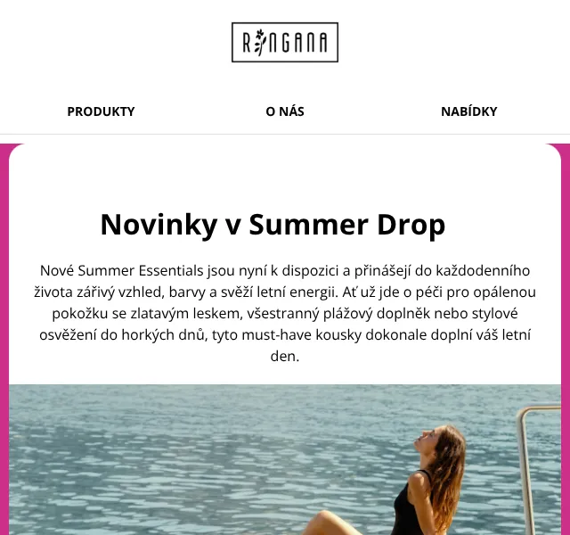 RINGANA: Summer Essentials s Golden Glow – červen 2026