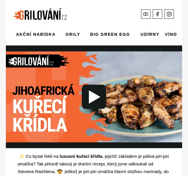 Grilování.cz: Gril Weber Performer a piri-piri omáčka – červen 2026 | Nuslet.cz