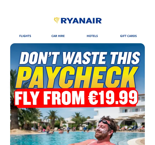 Ryanair: Letenky od 19,99 € – červenec 2026 | Nuslet.cz