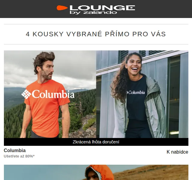 Lounge by Zalando: Columbia, Napapijri a CLASS Roberto Cavalli – červen 2026 | Nuslet.cz